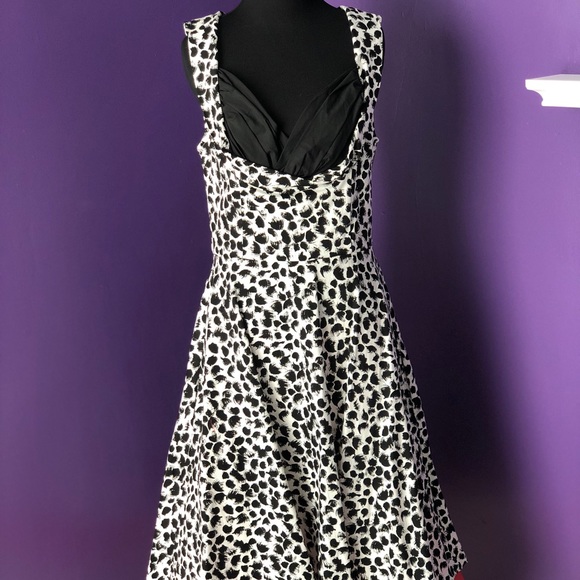 lindy bop leopard print dress